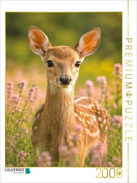 CALVENDO Puzzle Neugierig | 2000 Teile Lege-Größe 90 × 67 cm Foto-Puzzle für glückliche Stunden