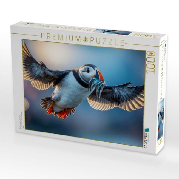 Produktbild: CALVENDO Puzzle Ein Schnabel voller Fisch | 1000 Teile Lege-Gr&ouml;&szlig;e 64x48cm Foto-Puzzle f&uuml;r gl&uuml;ckliche Stunden