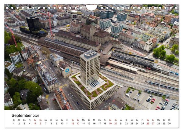 Produktbild: Luftbildkalender St. Gallen 2026 (Wandkalender 2026 DIN A4 quer), CALVENDO Monatskalender