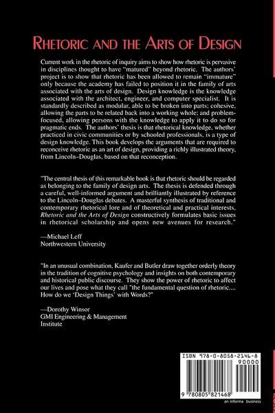 Produktbild: Rhetoric and the Arts of Design