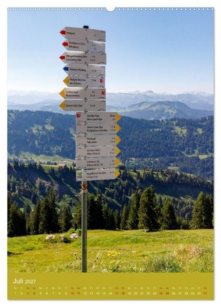 Produktbild: Malerische Allg&auml;u Impressionen. Alpen, Seen und Altst&auml;dte (hochwertiger Premium Wandkalender 2027 DIN A2 hoch), Kunstdruck in Hochglanz