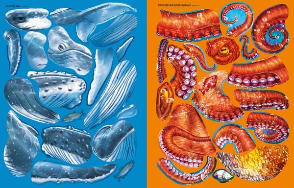 Produktbild: Der gro&szlig;e Stickerspa&szlig;: Meerestiere