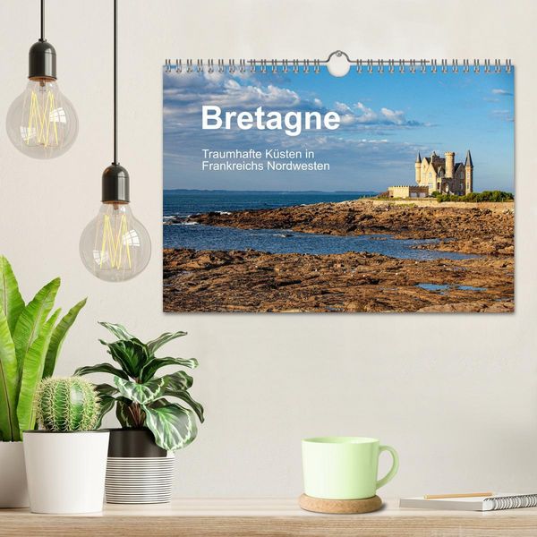 Produktbild: Bretagne Traumhafte K&uuml;sten in Frankreichs Nordwesten (Wandkalender 2026 DIN A4 quer), CALVENDO Monatskalender
