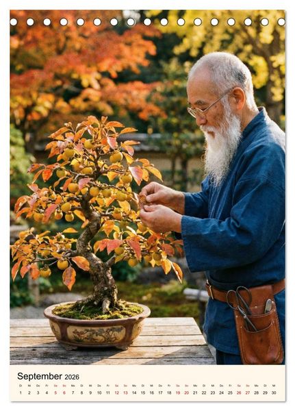 Produktbild: Spirit of Bonsai &ndash; Japanische Meisterwerke 2026 (Tischkalender 2026 DIN A5 hoch), CALVENDO Monatskalender