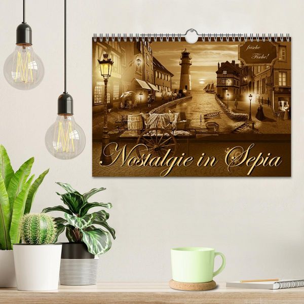 Produktbild: Nostalgie in Sepia (Wandkalender 2026 DIN A4 quer), CALVENDO Monatskalender
