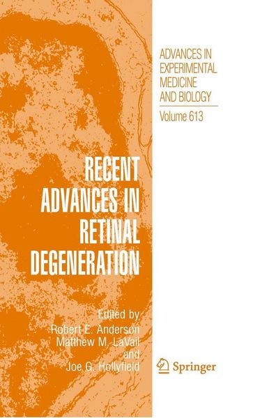 Produktbild: Recent Advances In Retinal Degeneration