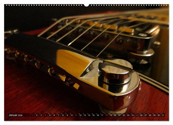 Produktbild: GITARREN Closeups (hochwertiger Premium Wandkalender 2026 DIN A2 quer), Kunstdruck in Hochglanz