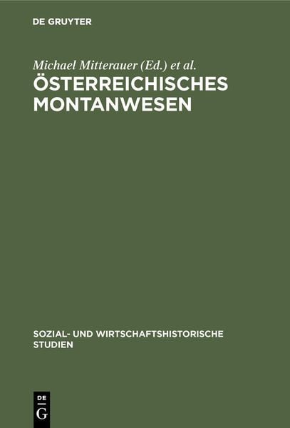 Produktbild: &Ouml;sterreichisches Montanwesen