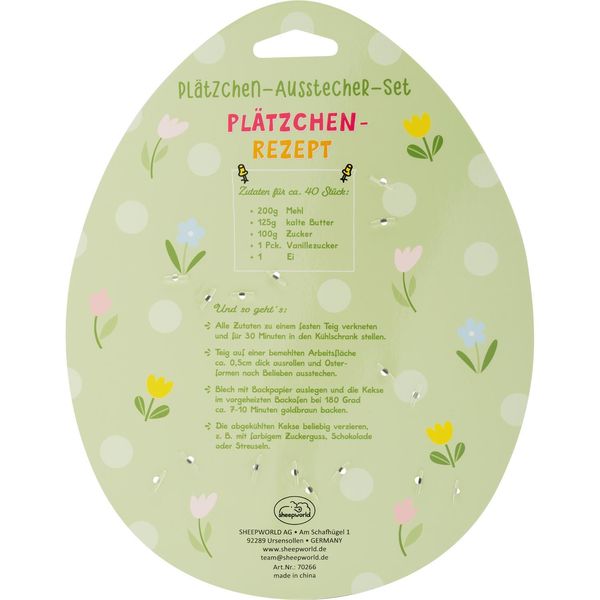 Produktbild: Ausstecher-Set Motiv 'Piep, piep, piep, ich hab Dich lieb!'