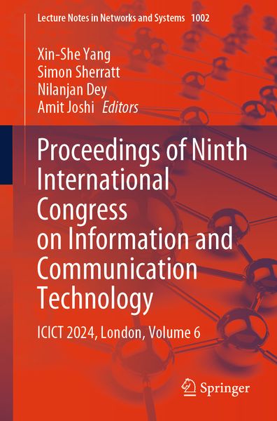 Produktbild: Proceedings of Ninth International Congress on Information and Communication Technology