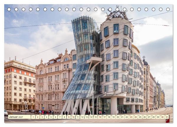 Produktbild: Die sch&ouml;ne Stadt Prag (Tischkalender 2027 DIN A5 quer), CALVENDO Monatskalender