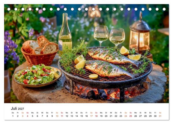Produktbild: Fisch. Frisch. Famos. (Tischkalender 2027 DIN A5 quer), CALVENDO Monatskalender