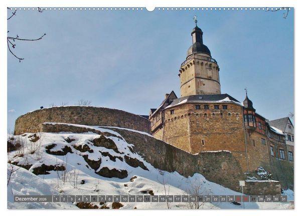 Produktbild: Burgromantik Burgen und Schl&ouml;sser in Deutschland (Wandkalender 2026 DIN A2 quer), CALVENDO Monatskalender