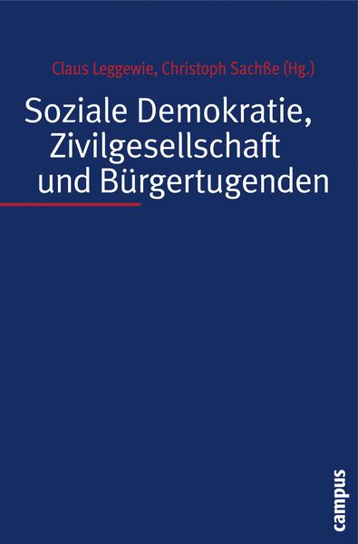 Produktbild: Soziale Demokratie, Zivilgesellschaft und B&uuml;rgertugenden