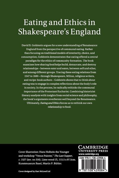 Produktbild: Eating and Ethics in Shakespeare's England