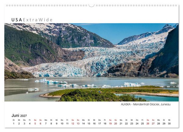 Produktbild: Entdeckungsreise durch ALASKA (hochwertiger Premium Wandkalender 2027 DIN A2 quer), Kunstdruck in Hochglanz