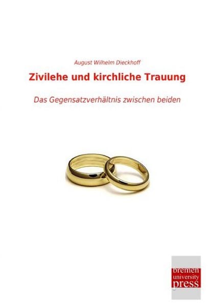 Produktbild: Zivilehe und kirchliche Trauung