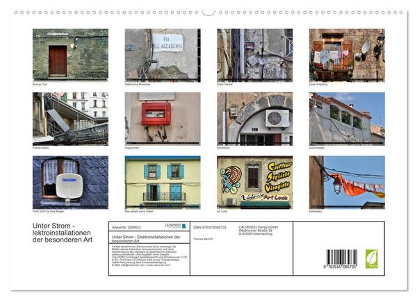 Produktbild: Unter Strom - Elektroinstallationen der besonderen Art (hochwertiger Premium Wandkalender 2026 DIN A2 quer), Kunstdruck in Hochglanz