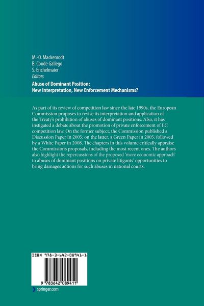 Produktbild: Abuse of Dominant Position: New Interpretation, New Enforcement Mechanisms?