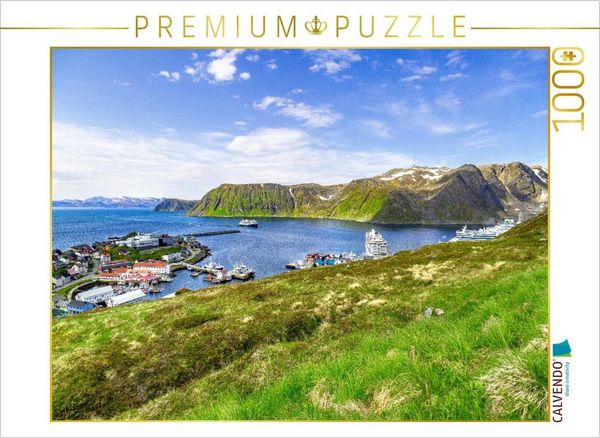 CALVENDO Puzzle Honningsvag | 1000 Teile Lege-Größe 64 × 48 cm Foto-Puzzle für glückliche Stunden