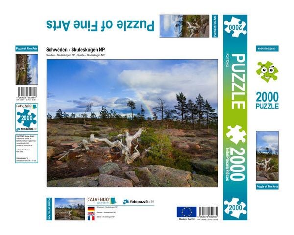 CALVENDO Puzzle Schweden - Skuleskogen NP. | 2000 Teile Lege-Größe 90 × 67 cm Foto-Puzzle für glückliche Stunden