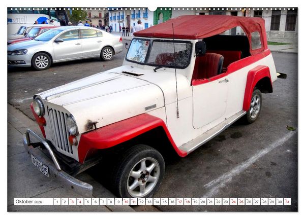 Produktbild: Best of Jeepster - Das Cabrio von Willys-Overland (hochwertiger Premium Wandkalender 2026 DIN A2 quer), Kunstdruck in Hochglanz