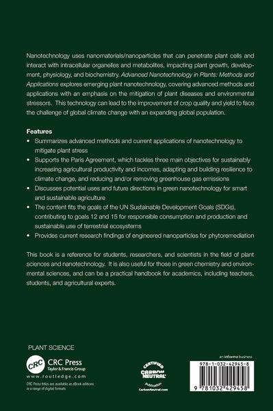 Produktbild: Advanced Nanotechnology in Plants