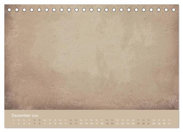 Produktbild: Vintage DIY Bastel-Kalender (Tischkalender 2026 DIN A5 quer), CALVENDO Monatskalender
