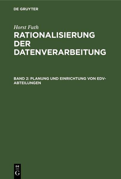 Produktbild: Planung und Einrichtung von EDV-Abteilungen