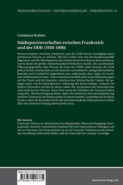 Produktbild: St&auml;dtepartnerschaften zwischen Frankreich und der DDR (1959-1990)