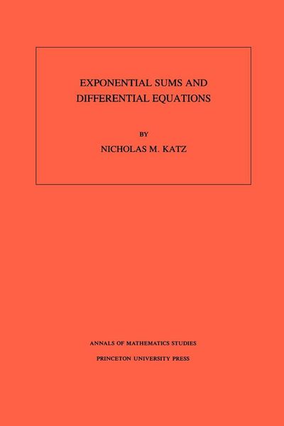 Produktbild: Exponential Sums and Differential Equations