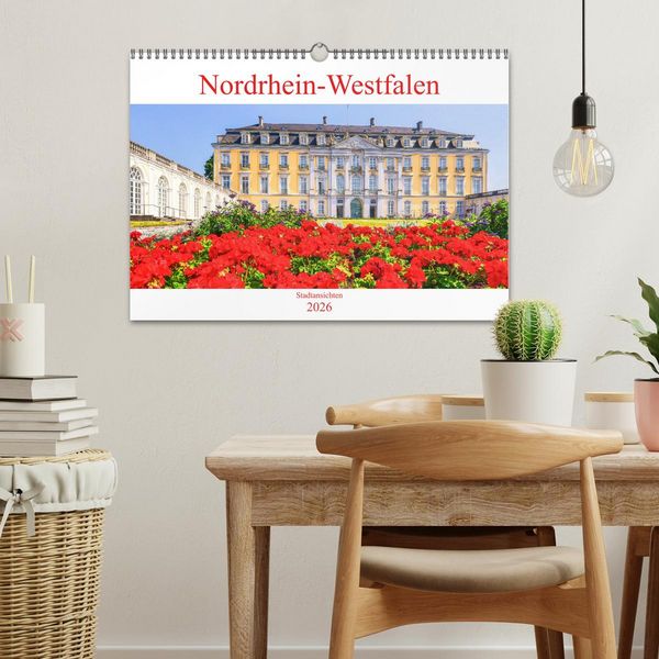 Produktbild: Nordrhein-Westfalen - Stadtansichten (Wandkalender 2026 DIN A3 quer), CALVENDO Monatskalender