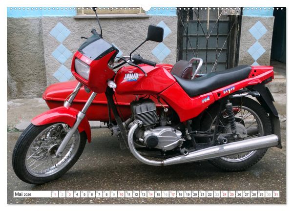 Produktbild: JAWA 350 - Exportschlager der CSSR (Wandkalender 2026 DIN A2 quer), CALVENDO Monatskalender