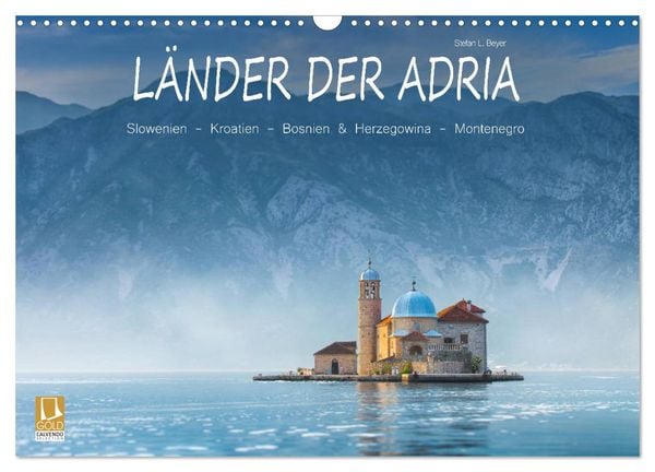 Länder der Adria (Wandkalender 2026 DIN A3 quer), CALVENDO Monatskalender