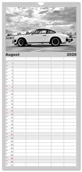 Produktbild: Familienplaner 2026 - Porsche 911 SC mit 5 Spalten (Wandkalender, 21 x 45 cm) CALVENDO