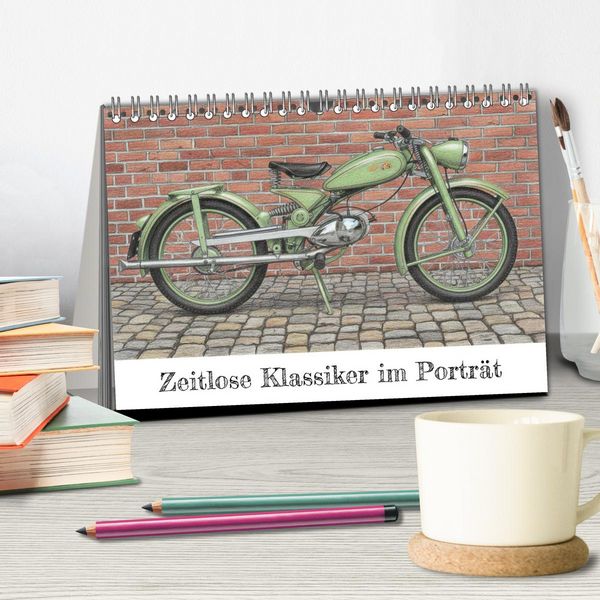 Produktbild: Zeitlose Klassiker im Portr&auml;t (Tischkalender 2027 DIN A5 quer), CALVENDO Monatskalender