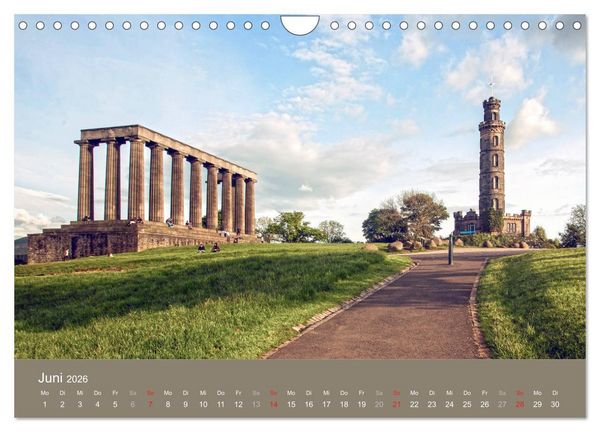 Produktbild: Historisches Schottland (Wandkalender 2026 DIN A4 quer), CALVENDO Monatskalender