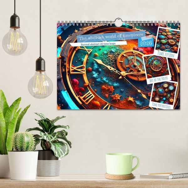 Produktbild: The abstract world of timepiece (Wall Calendar 2026 DIN A4 landscape), CALVENDO 12 Month Wall Calendar