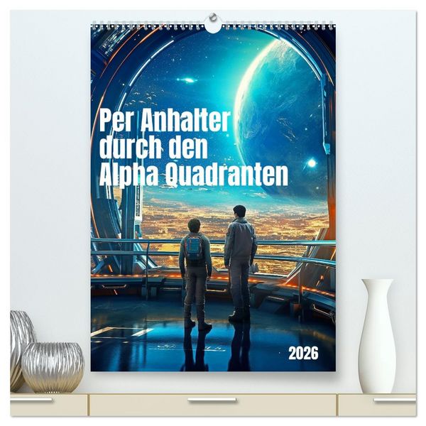 Produktbild: Per Anhalter durch den Alpha Quadranten (hochwertiger Premium Wandkalender 2026 DIN A2 hoch), Kunstdruck in Hochglanz