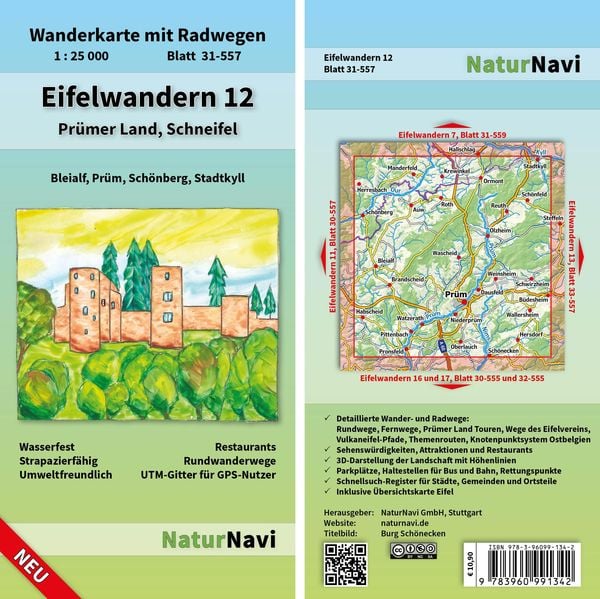 Produktbild: Eifelwandern 12 - Pr&uuml;mer Land, Schneifel