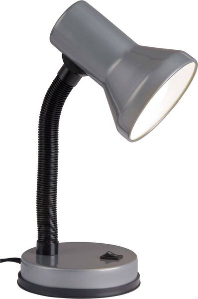 Brilliant Junior Tischlampe Energiesparlampe, Glühlampe E27 40W Titan