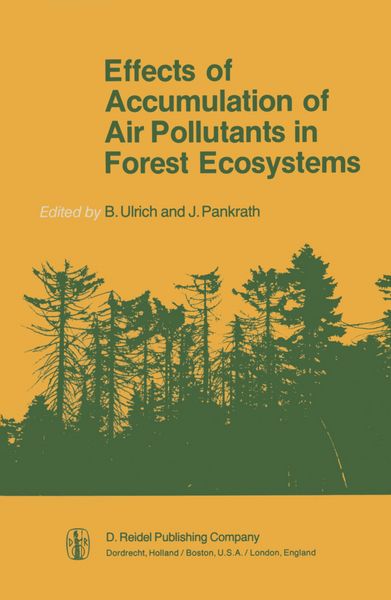 Produktbild: Effects of Accumulation of Air Pollutants in Forest Ecosystems