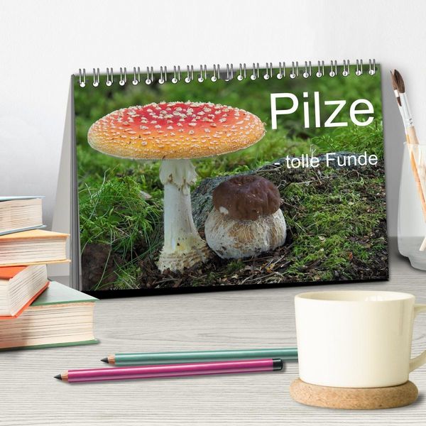 Produktbild: Pilze - tolle Funde (Tischkalender 2027 DIN A5 quer), CALVENDO Monatskalender