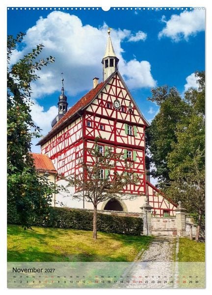 Produktbild: Romantisches Franken (hochwertiger Premium Wandkalender 2027 DIN A2 hoch), Kunstdruck in Hochglanz