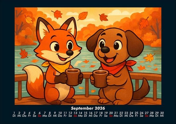 Produktbild: Finn & Wuff auf Kreuzfahrt 2026 Fotokalender DIN A4