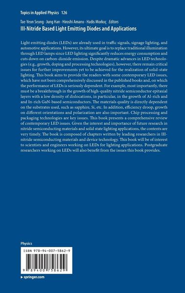 Produktbild: III-Nitride Based Light Emitting Diodes and Applications