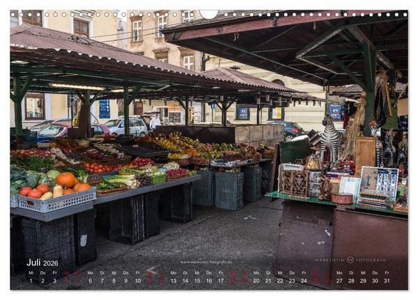 Produktbild: Krakau live (Wandkalender 2026 DIN A3 quer), CALVENDO Monatskalender