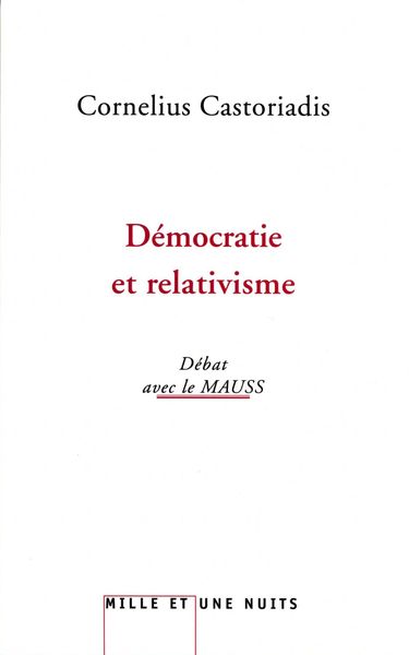 Produktbild: D&eacute;mocratie et relativisme