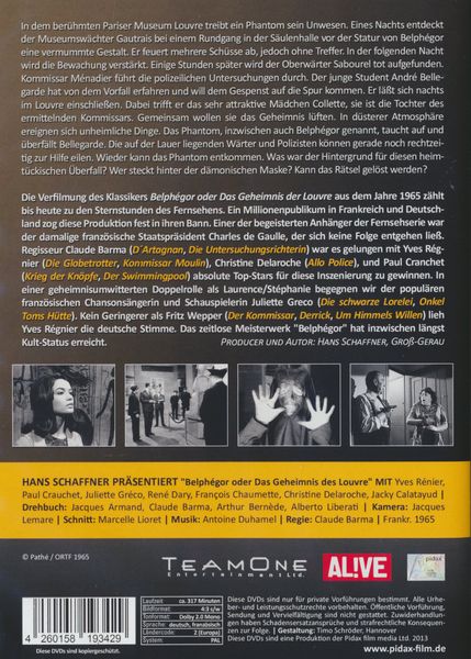Produktbild: Belph&eacute;gor oder Das Geheimnis des Louvre