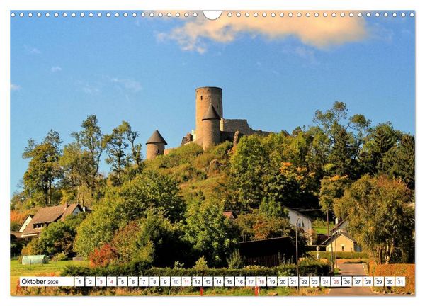 Produktbild: Burgenland Eifel (Wandkalender 2026 DIN A3 quer), CALVENDO Monatskalender
